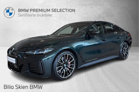 BMW i4 M50 xDrive Gran Coupé Superchgd Individual Oxfordgreen Merino 20"