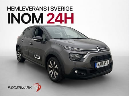 Citroën C3 1.2 PureTech Kamera CarPlay Sensorer Ny-Kamrem
