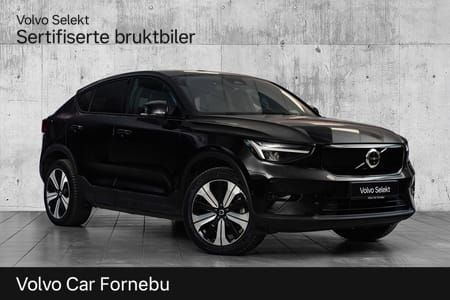 Volvo C40 Recharge Twin motor El. Ultimate 408Hk. Velutstyrt!