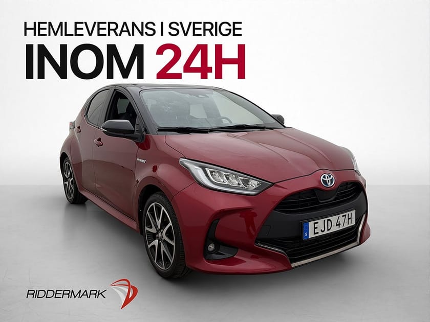 Bild 1 av Toyota Yaris Hybrid 116hk Style Halvskinn Kamera 0,32l/Mil