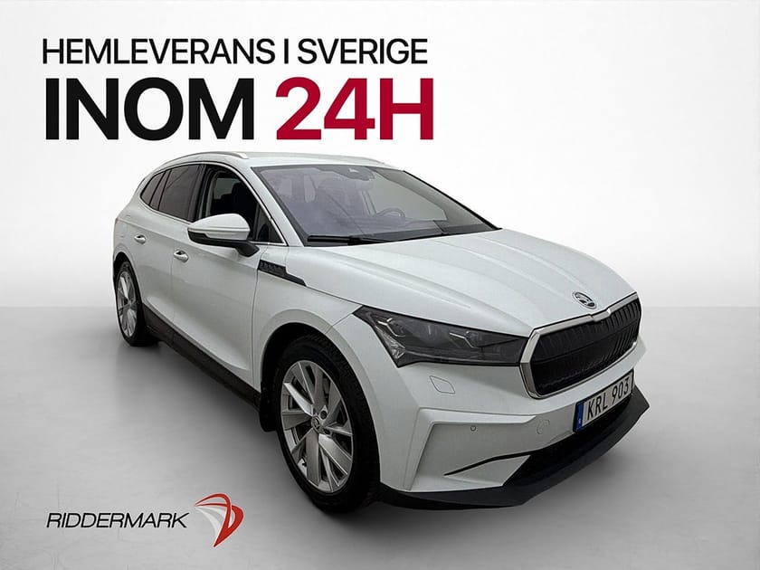 Bild 1 av Škoda Enyaq iV 80 Skoda iV80 Värmare HUD 360° Skinn CarPlay Drag MOMS
