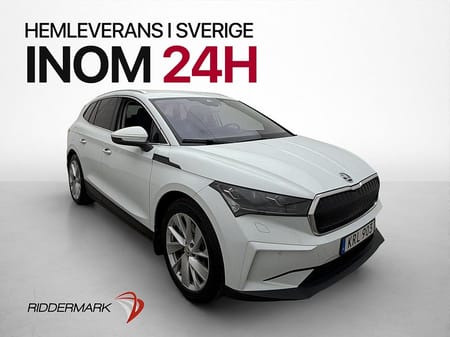 Škoda Enyaq iV 80 Skoda iV80 Värmare HUD 360° Skinn CarPlay Drag MOMS