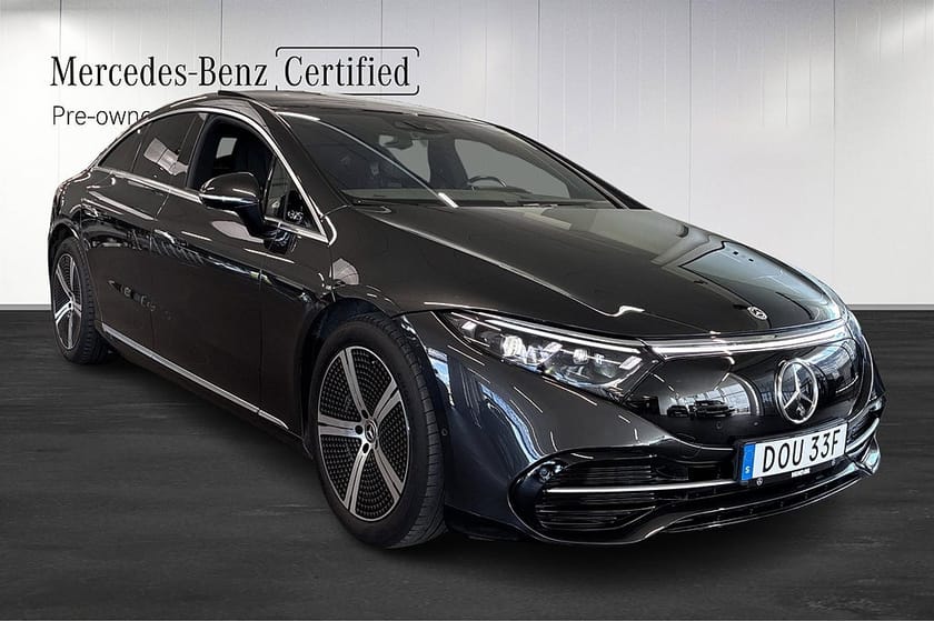 Bild 2 av Mercedes-Benz EQS 450+ Airmatic Panorama Head-Up Minnesstolar Rattvärme