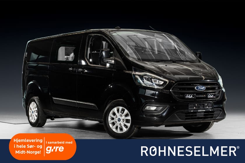 Bilde 1 av Ford Transit Custom 340 Automat|L2|Innreding|Lazer|R.kam|Innbytte