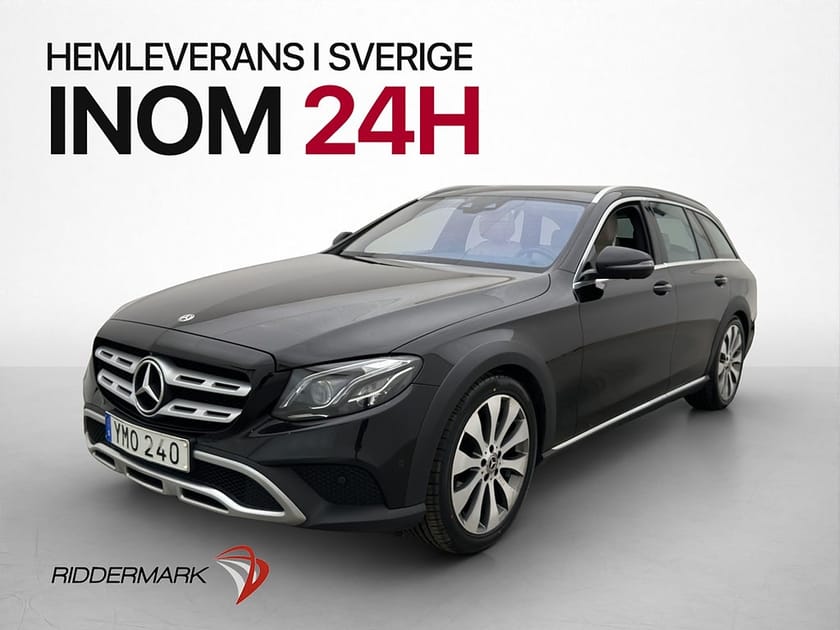 Bild 1 av Mercedes-Benz E 220 d 4MATIC All-Terrain Wide Pano Burmester Läder