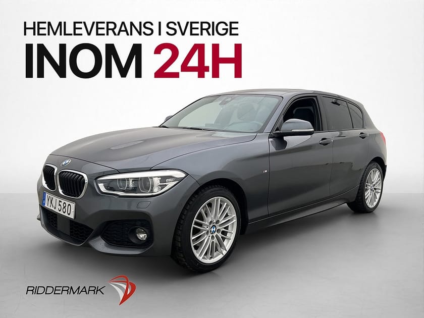 Bild 1 av BMW 120d xDrive M Sport Taklucka Kamera Navi Skinn Elstolar