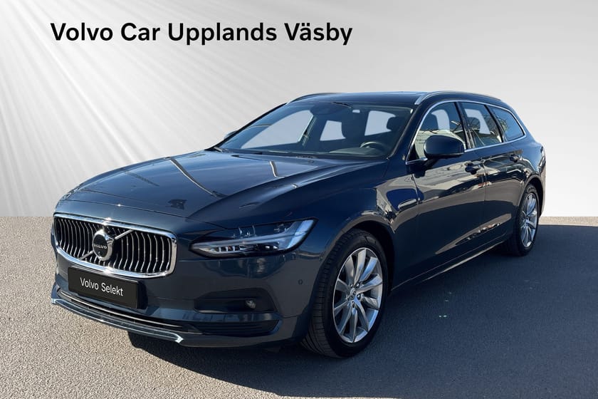 Bild 1 av Volvo V90 B4 AWD Diesel Mom Adv Panorama / Drag / Head-up Läder