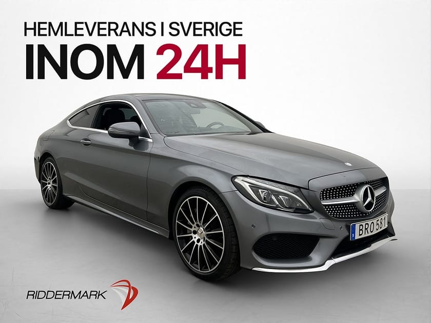 Bild 1 av Mercedes-Benz C 250 Coupé 211hk AMG Line Pano Kamera
