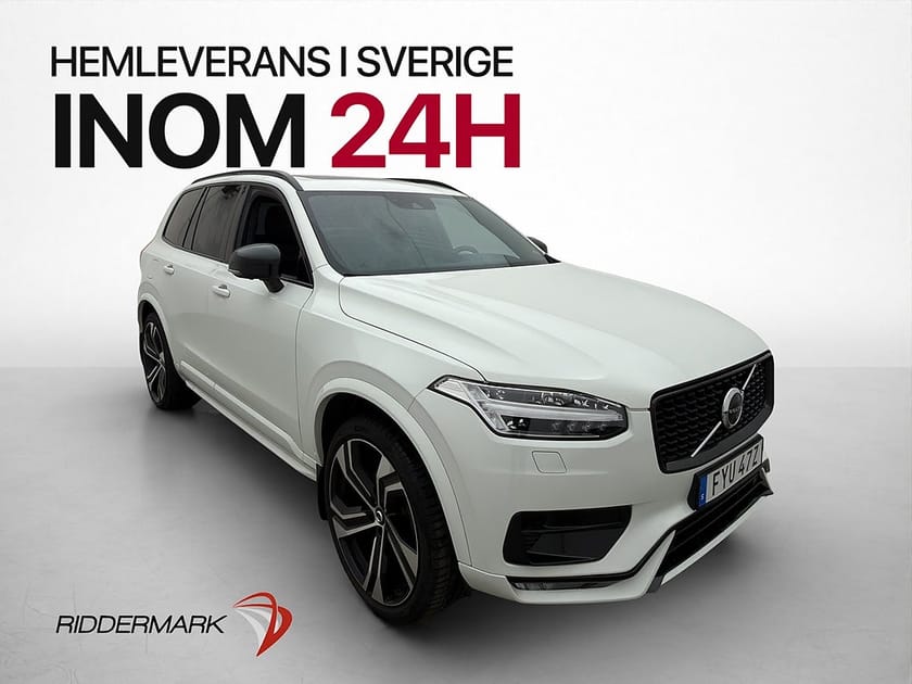 Bild 1 av Volvo XC90 B5 AWD R-Design VOC Pano H/K Dragkrok 360° Värm