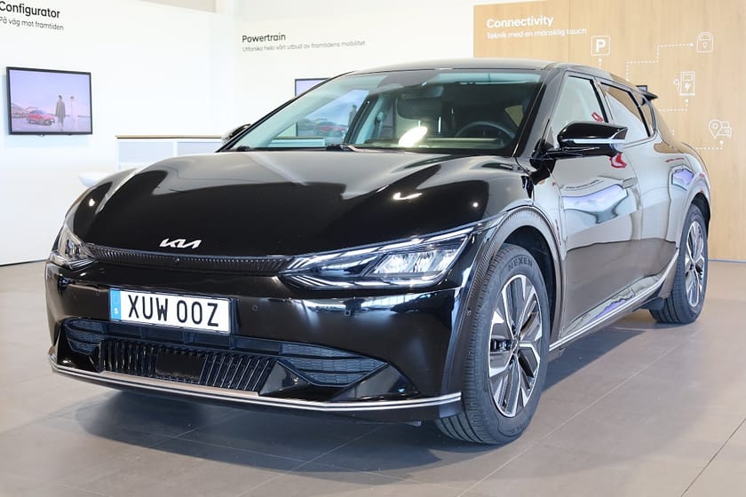 Bild 1 av Kia EV6 77.4 kWh 360° Navi Drag Läder Leasbar Rattvärme V-Hjul