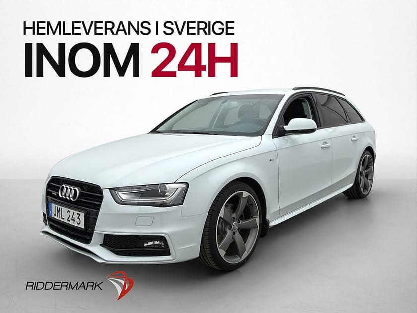 Bild 1 av Audi A4 Avant 2.0 TDI Q 190hk S-Line Navi P-Sensorer