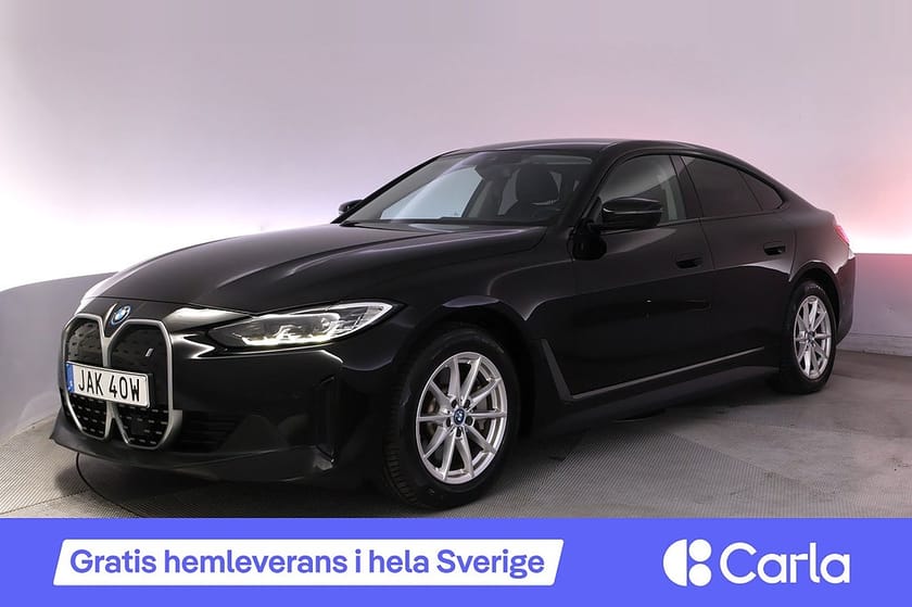 Bild 1 av BMW i4 eDrive40 Gran Coupé Adap.Farth Kamera Drag Shadowline