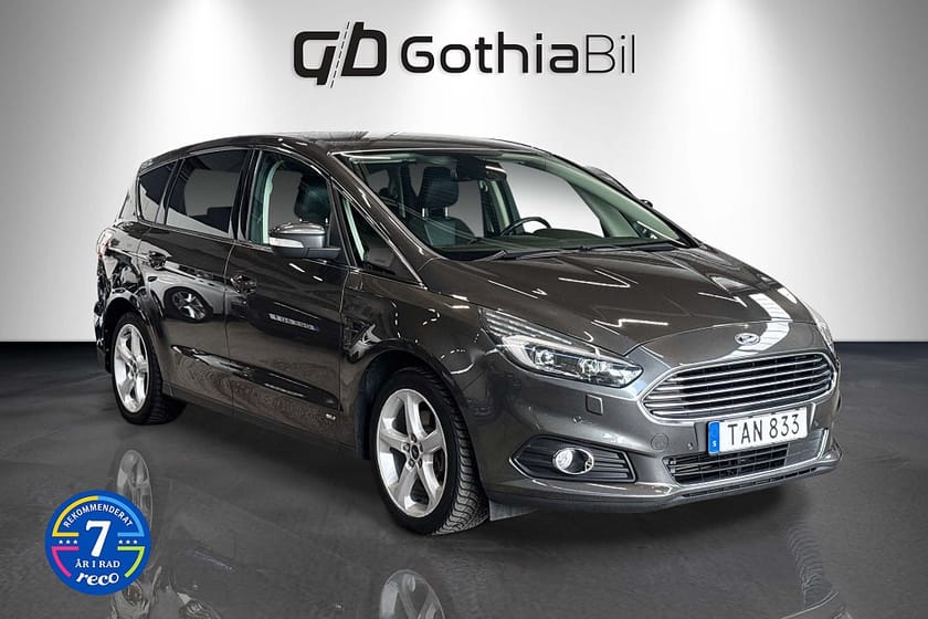 Bild 3 av Ford S-Max 2.0 TDCi AWD Business Drag Navi Backkamera CarPlay