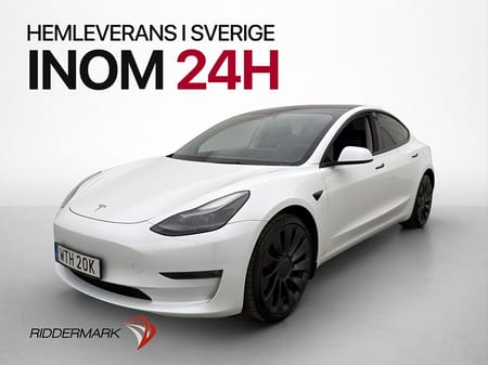 Tesla Model 3 Performance 1 Brukare Autopilot Panorama
