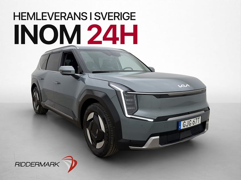 Bild 1 av Kia EV9 AWD PLUS 7-Sits Skinn 360° Kamera Navi Drag
