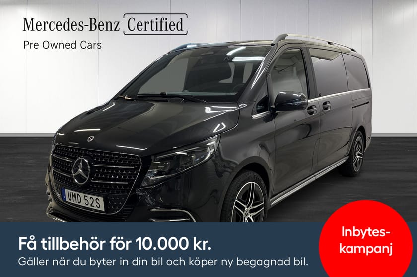 Bild 1 av Mercedes-Benz V 300d 4MATIC 3.2t 300 4M/AMG/ Burmester/ Vinterhjul/ 360 kamera