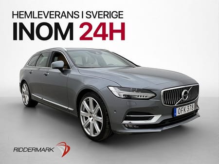 Volvo V90 D5 AWD Inscription Pano B&W 360° HuD D-värm Drag
