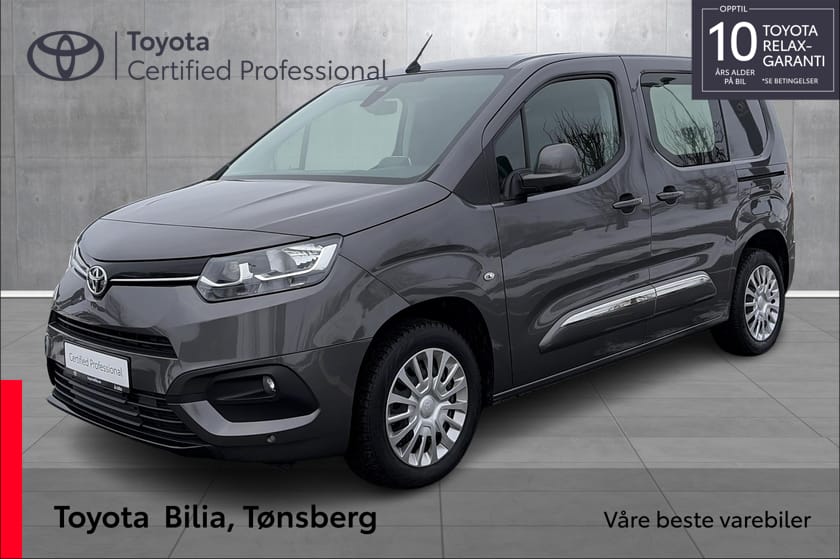 Bilde 1 av Toyota ProAce City 1,5 diesel 130HK automat L1 kort, h-feste, kamera