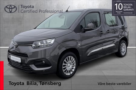 Toyota ProAce City 1,5 diesel 130HK automat L1 kort, h-feste, kamera