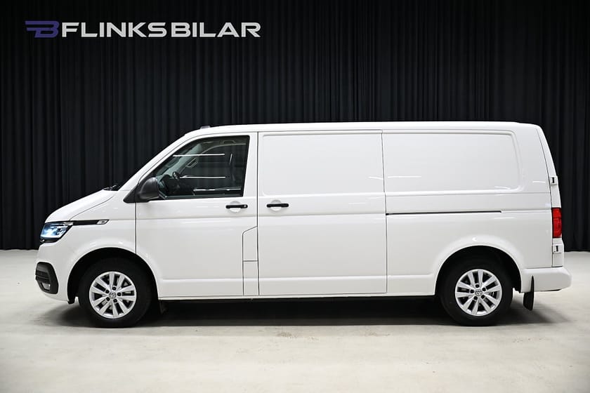 Bild 3 av Volkswagen Transporter DSG 150HK L2 Nedlackad|Dubbeldörr|LED|Inredd|Leasbar