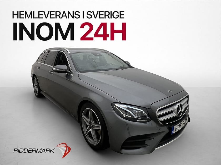 Bild 1 av Mercedes-Benz E 220 T d 194hk AMG Wide 360° Drag CarPlay
