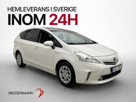 Toyota Prius+ Hybrid 136hk 7Sits M/K Värmare Kamera Pano Bluetooth
