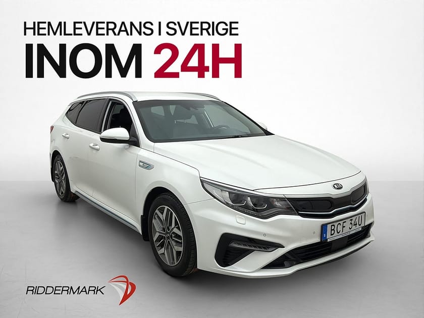 Bild 1 av Kia Optima Sport Wagon Plug-in Hybrid PHEV Advance Plus Skinn H/K CarPlay Kamera Navi