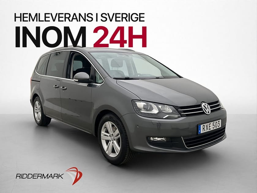 Bild 1 av Volkswagen Sharan 2.0 TDI 150hk 7 sits Drag Pano 1-brukare