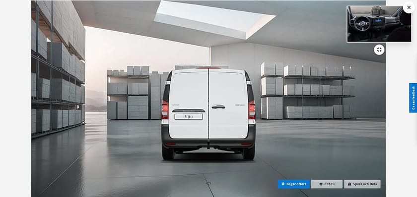 Bild 4 av Mercedes-Benz Vito 116 CDI 2.8t Skåp Lång PRO 3995kr/månaden