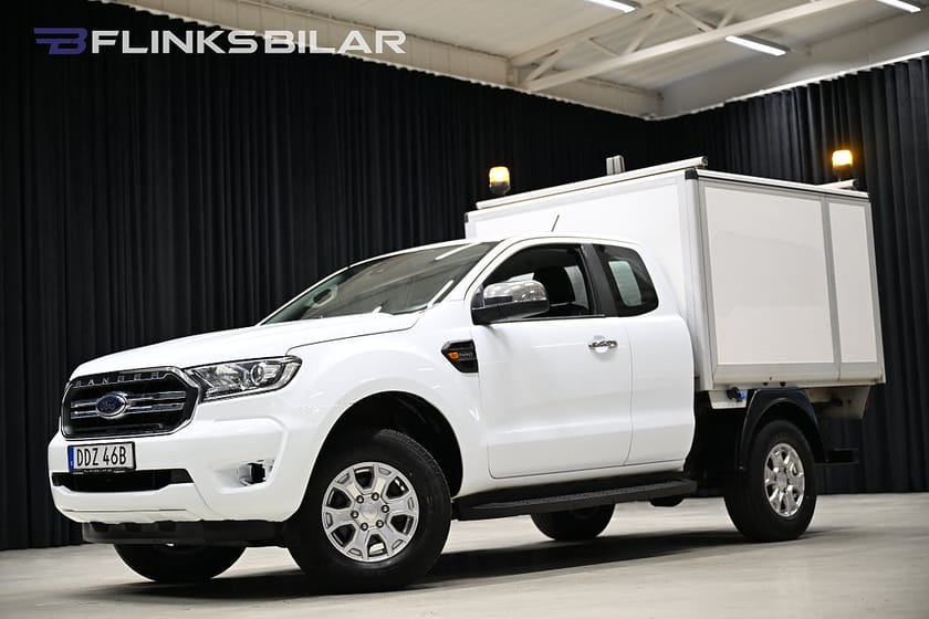 Bild 2 av Ford Ranger SuperCab 170HK Kåpa|Inredning|Inverter|Lågmil|Nykamrem|Leasbar