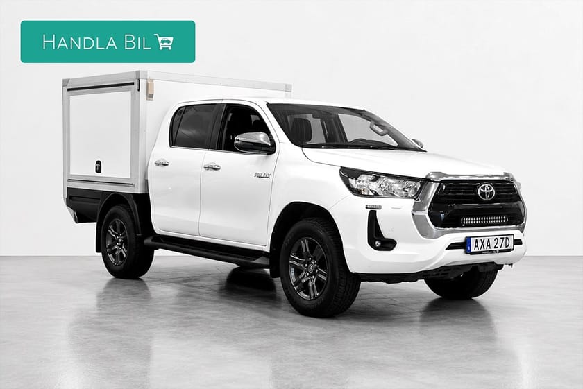Bild 4 av Toyota Hilux Dubbelhytt 2.8 AWD Moms Kåpa Inredd B-kam Navi Drag 204hk