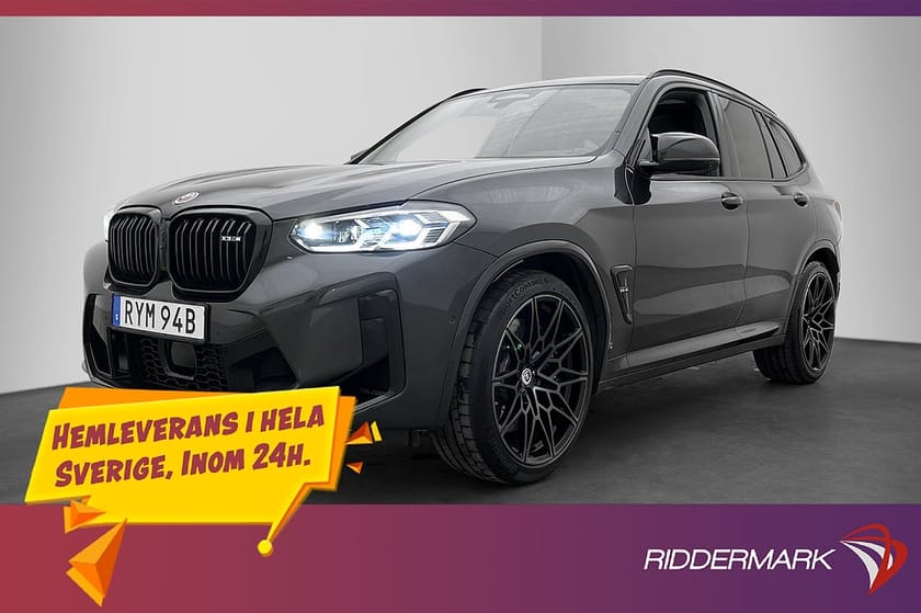 Bild 1 av BMW X3 M Competition 510hk Pano H/K Laser En-Brukare MOMS