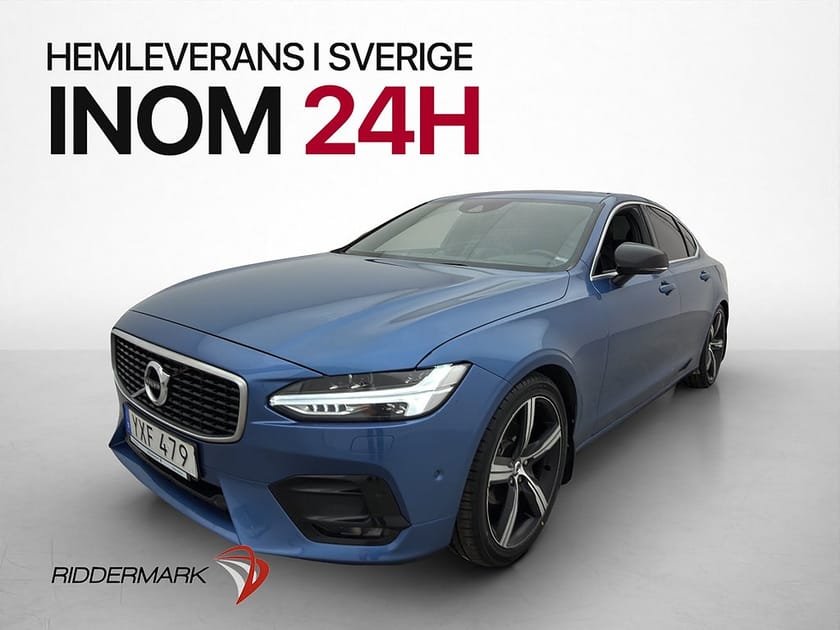 Bild 1 av Volvo S90 D4 AWD R Design Polestar Pano Drag B&W VOC
