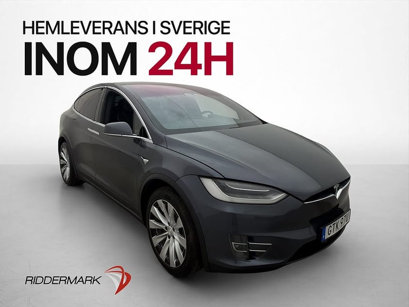 Bild 1 av Tesla Model X Long Range 7 Sits Autopilot Drag Luftfjädring