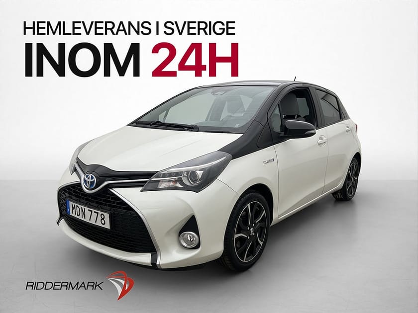 Bild 3 av Toyota Yaris Hybrid 101hk Active Kamera 0.36l/mil Nyservad