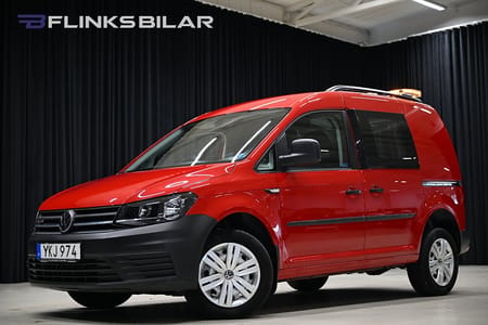 Volkswagen Caddy Van 4Motion DSG 150HK Dubbeldörr|EnÄgare|Lågmil|Leasbar