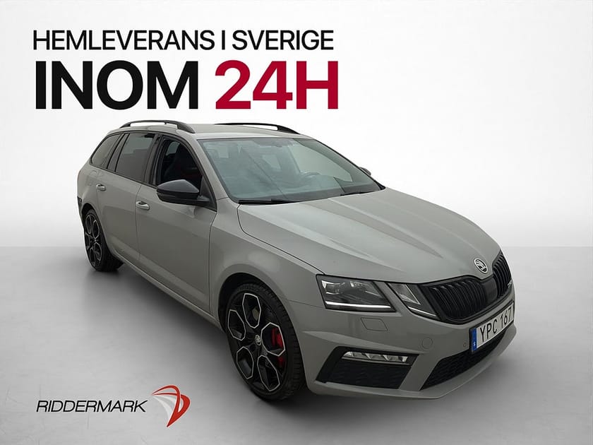 Bild 1 av Škoda Octavia Kombi RS Skoda 2.0 TSI Premium CANTON Kamera Adp-fart Drag