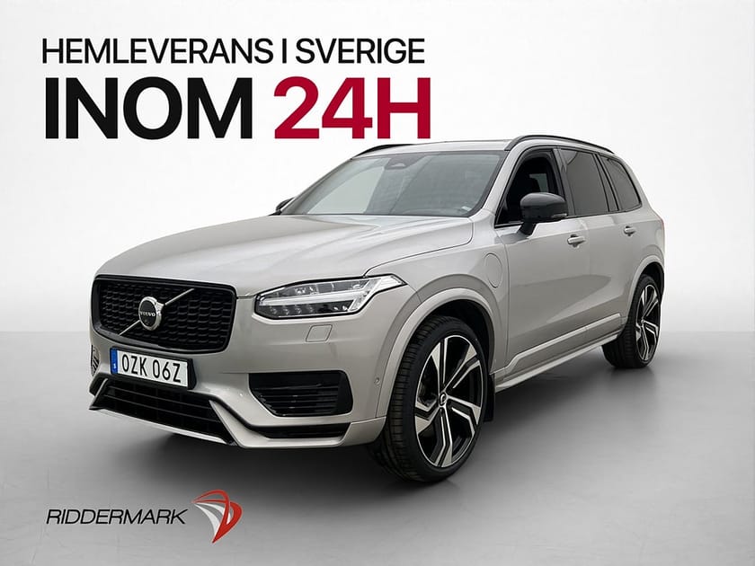 Bild 1 av Volvo XC90 7 Säten Recharge T8 Ultimate Dark B&W Pano Luft Drag HUD