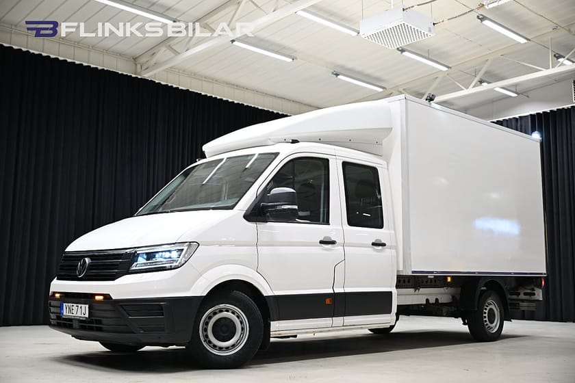Bild 3 av Volkswagen Crafter Chassi Double Cab 177HK Automat|Dubbelhytt|Volymskåp|BGLyft|Kambytt|Moms