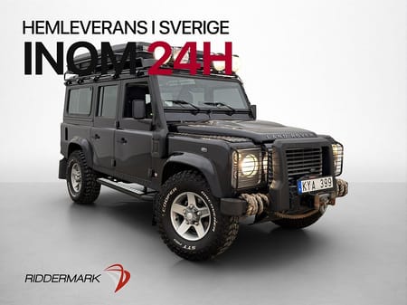 Land Rover Defender 110 Kombi TD4 4x4 Två-Brukare Vinsch Taktält