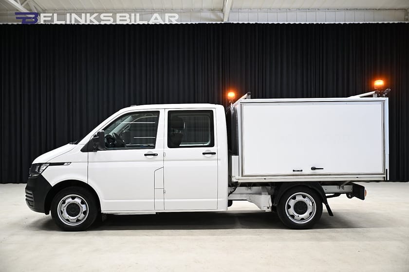 Bild 2 av Volkswagen Transporter Chassi Dubbelhytt 4Motion 150HK Dubbelhytt|Kåpa|Lågmil|EnÄgare|Leasbar