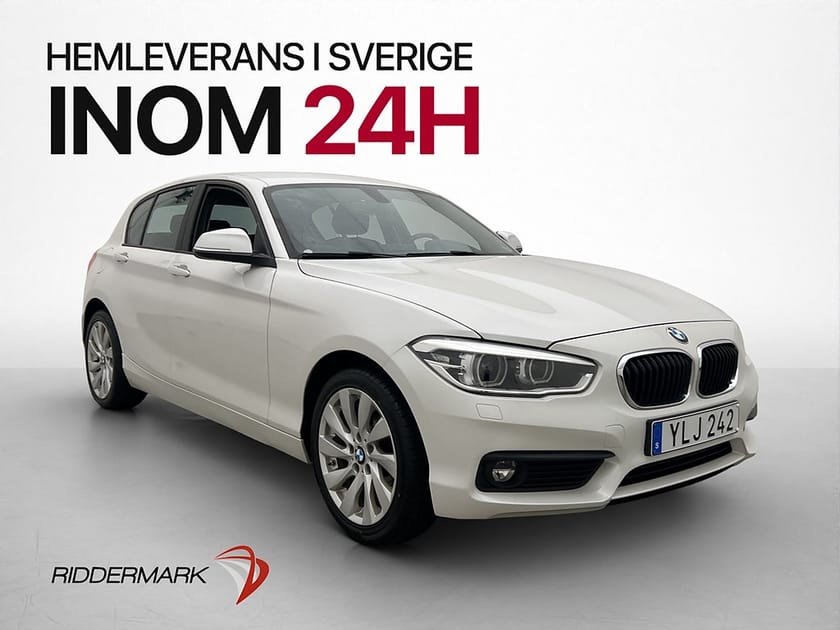 Bild 1 av BMW 118i Manuell 136hk Advantage P-Sensorer Farthållare