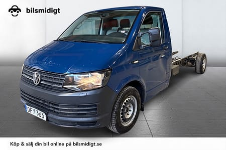 Volkswagen Transporter Chassi Cab T30 2.0 TDI 3-sits Komfortpkt Fhållare MOMS 150hk