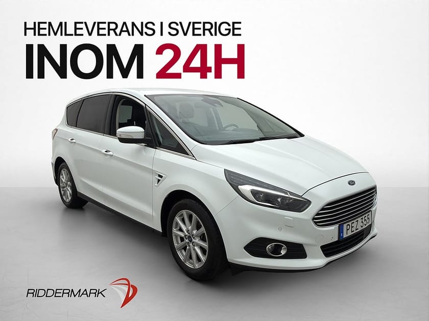 Bild 1 av Ford S-Max 2.0 TDCi Business 7-Sits Navi Sensorer Dragkrok