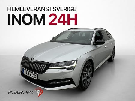 Škoda Superb iV Kombi Skoda 1.4 Plug-in hybrid 218hk Värmare Kamera Drag