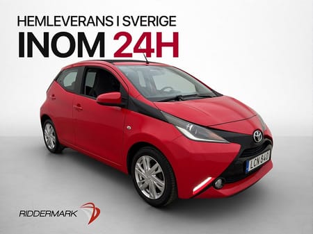 Toyota Aygo 1.0 VVT-i 69hk X-WAVE Canvastak Kamera Halvskinn