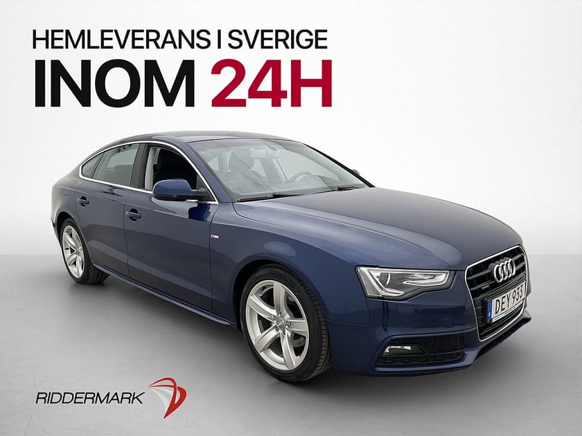 Bild 1 av Audi A5 Sportback 2.0 TDI 190hk Quattro S-Line D-värm Drag