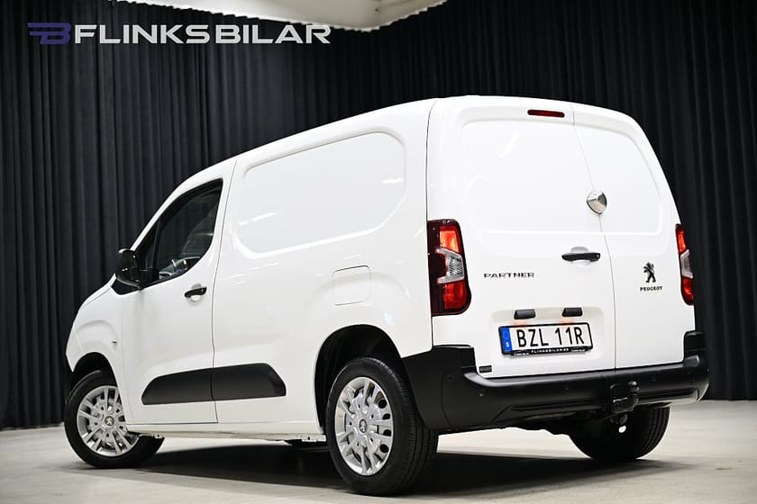 Bild 5 av Peugeot Partner Utökad Last 1.5 BlueHDi 102HK Dragkrok|Dieselvärmare|EnÄgare|Moms