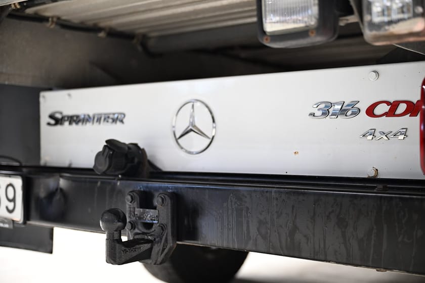 Bild 4 av Mercedes-Benz Sprinter 316 CDI 4x4 Chassi Crew Cab 163HK Dubbelhytt|Kåpa|Lågmil|EnÄgare|Moms