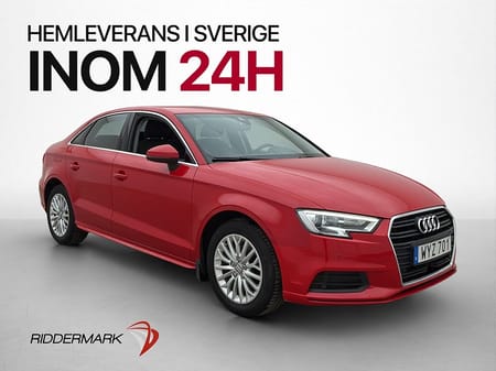 Audi A3 Sedan 1.4 TFSI 150hk Comfort Dragkrok Sensorer Navi